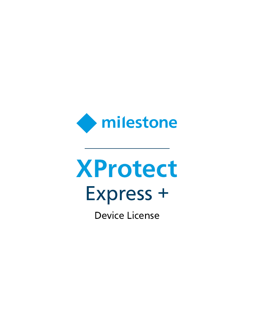 Milestone Express + Device license